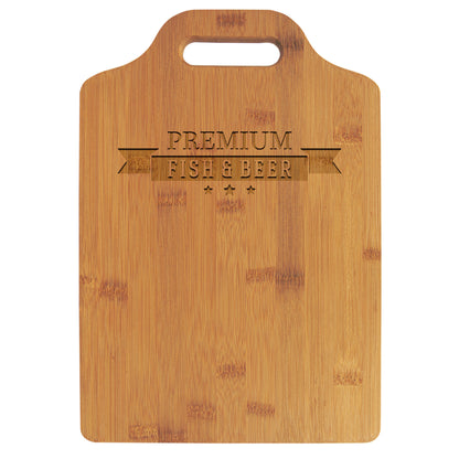 13x9 Bamboo Cutting Board with Handle