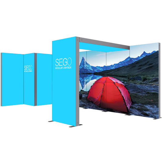SEGO Modular Lightbox Display Configuration F Double-Sided
