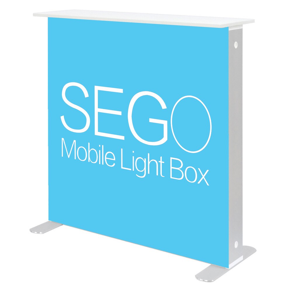 SEGO Lightbox Counter 3.3x3.3 Double Sided Graphic Package