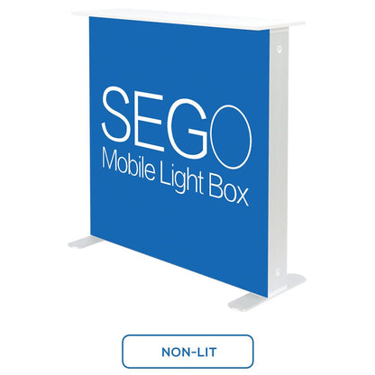 SEGO Lightbox Counter 3.3x3.3 Double Sided Graphic Package